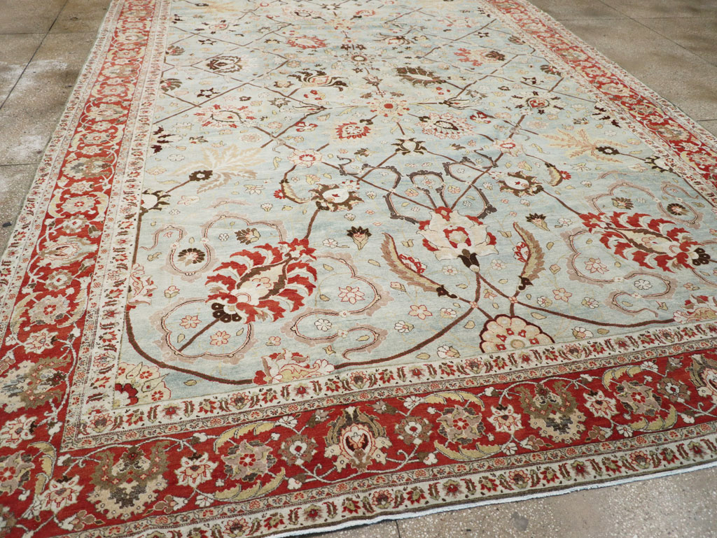 Antique Persian Tabriz Carpet, No.23099 - Galerie Shabab