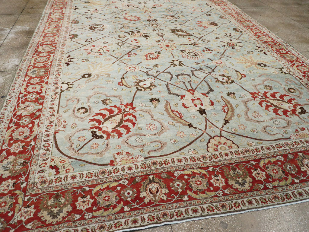 Antique Persian Tabriz Carpet, No.23099 - Galerie Shabab