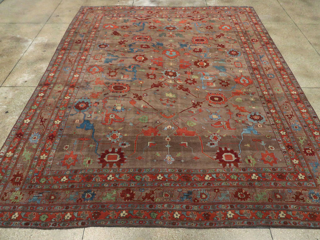 Antique Persian Kurd Bidjar Room Size Carpet, No.23100 - Galerie Shabab