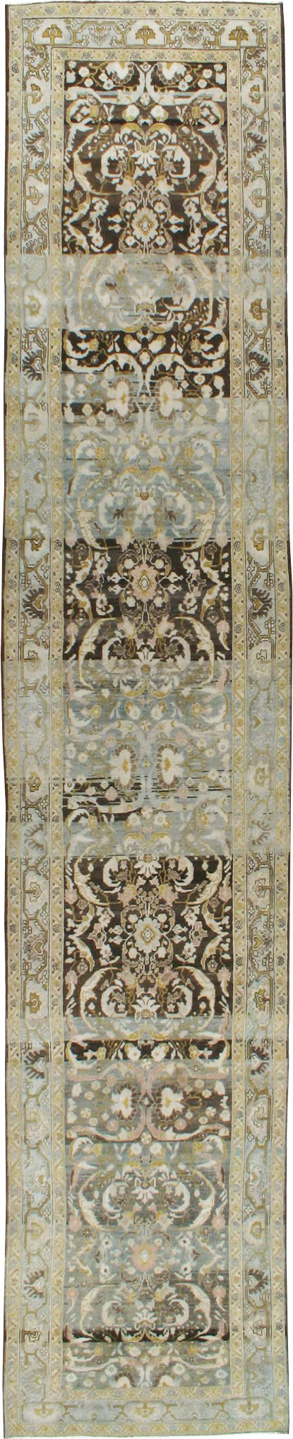 Vintage Persian Malayer Runner, No.23110 - Galerie Shabab