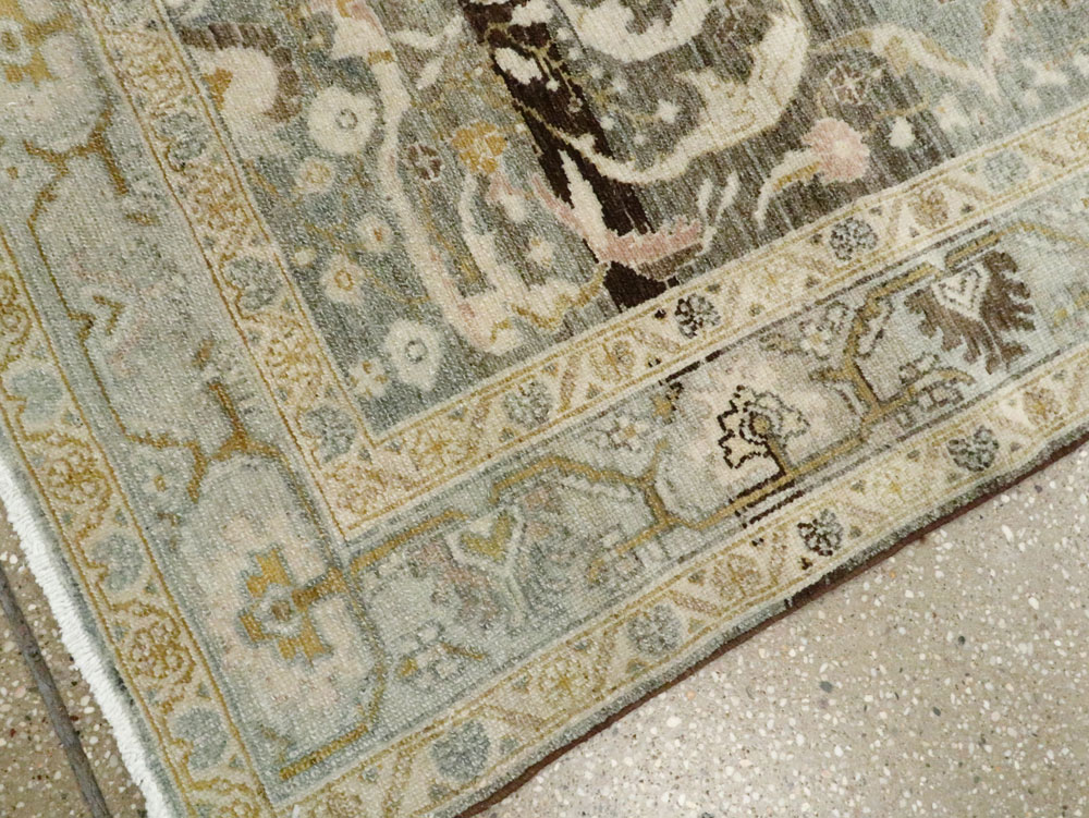 Vintage Persian Malayer Runner, No.23110 - Galerie Shabab