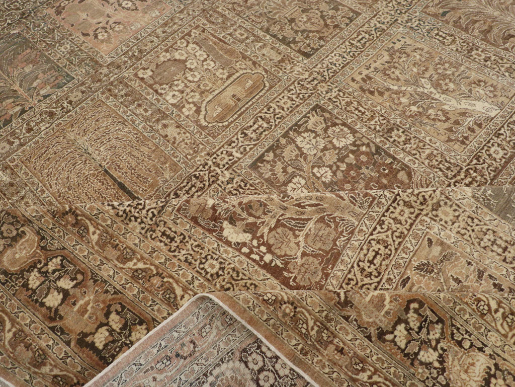 Antique Persian Tabriz Large Carpet, No.23112 - Galerie Shabab