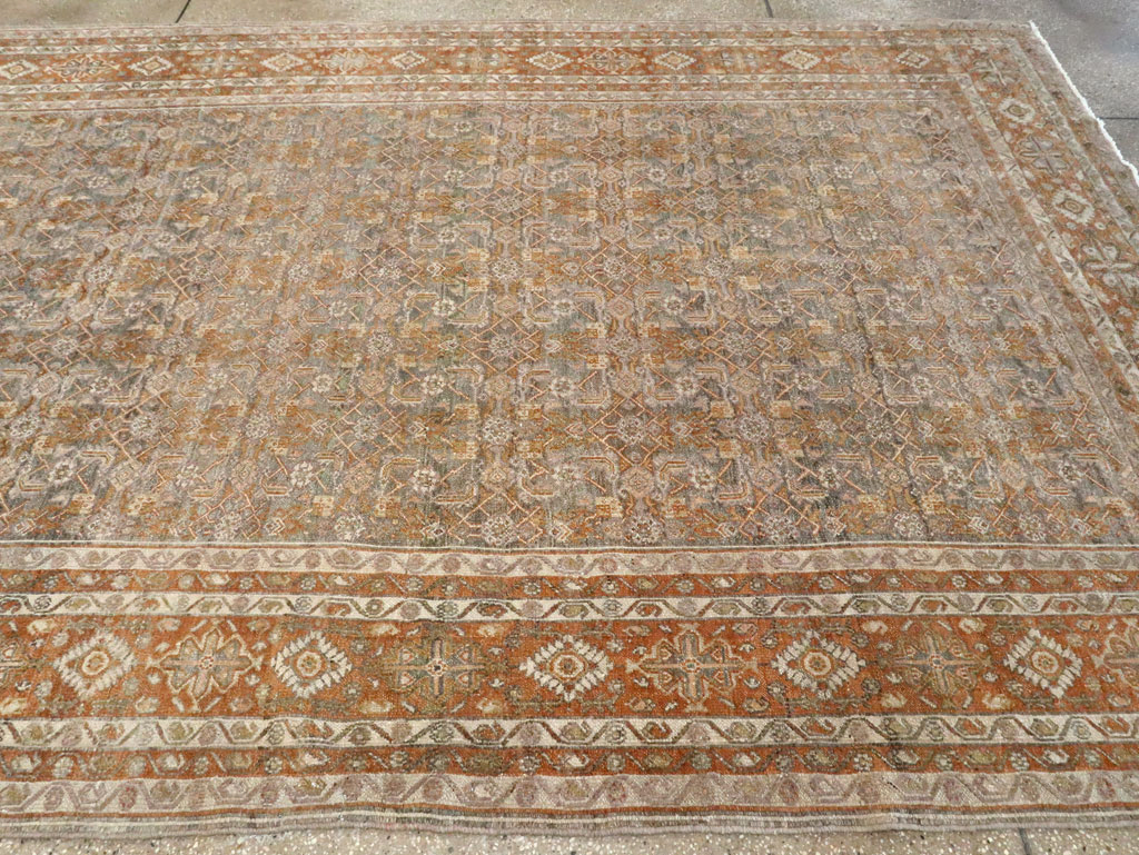 Antique Bibikabad Gallery Carpet, No.23119 - Galerie Shabab