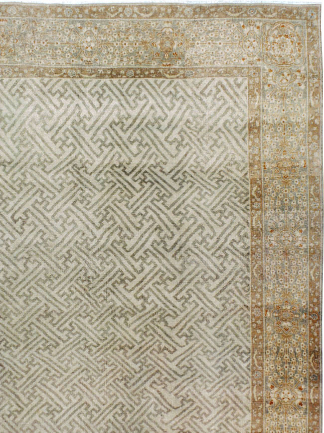 Antique Indian Lahore Carpet, No.23122 - Galerie Shabab