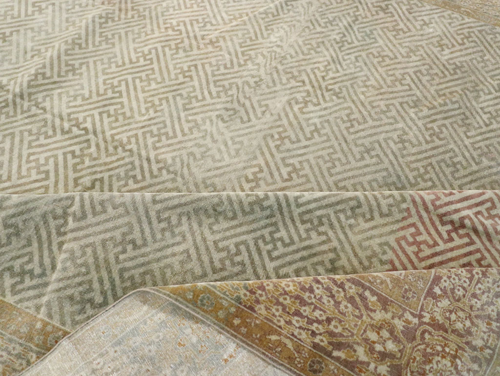 Antique Indian Lahore Carpet, No.23122 - Galerie Shabab