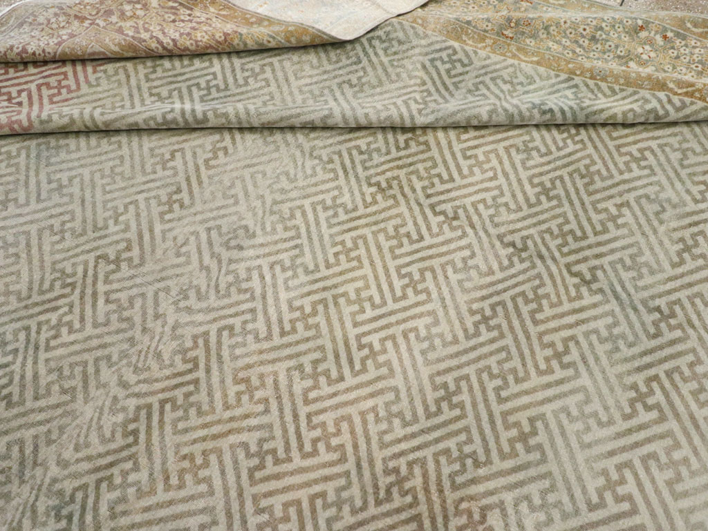 Antique Indian Lahore Carpet, No.23122 - Galerie Shabab