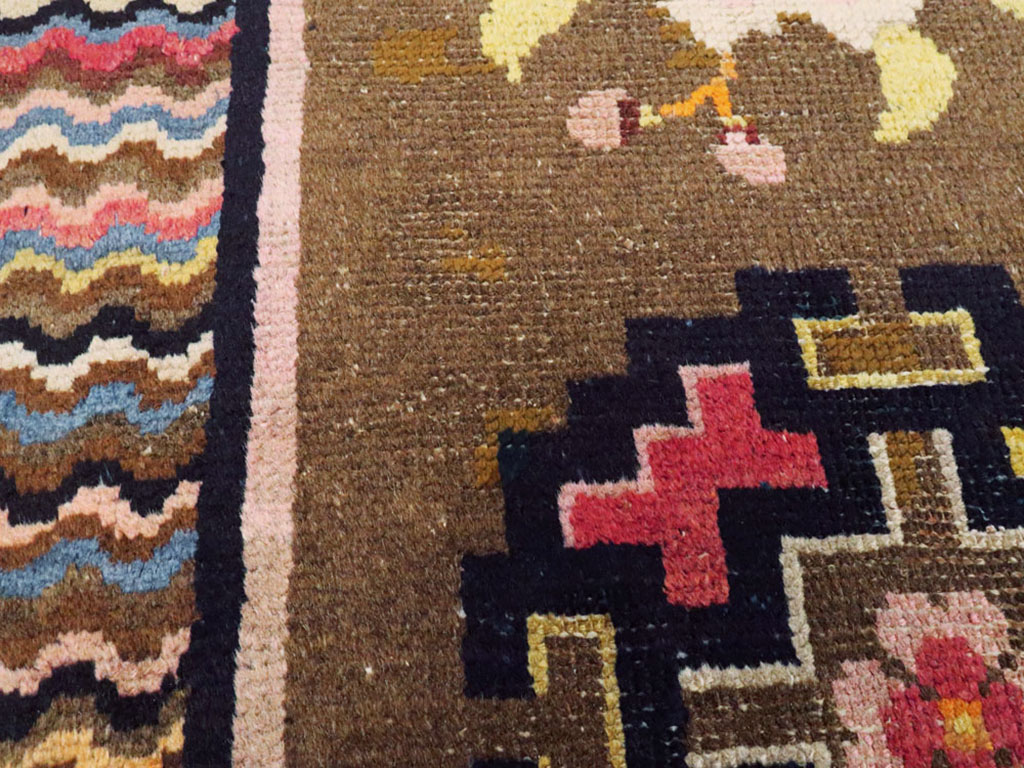 Vintage Turkestan Tibetan Rug, No.23124 - Galerie Shabab