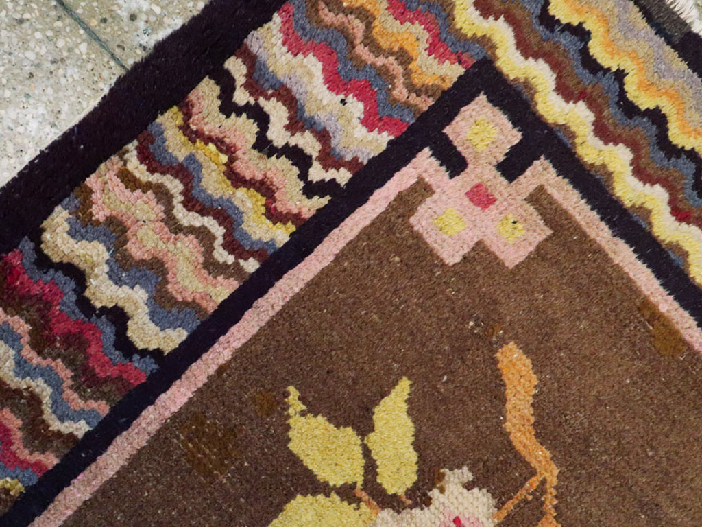 Vintage Turkestan Tibetan Rug, No.23124 - Galerie Shabab