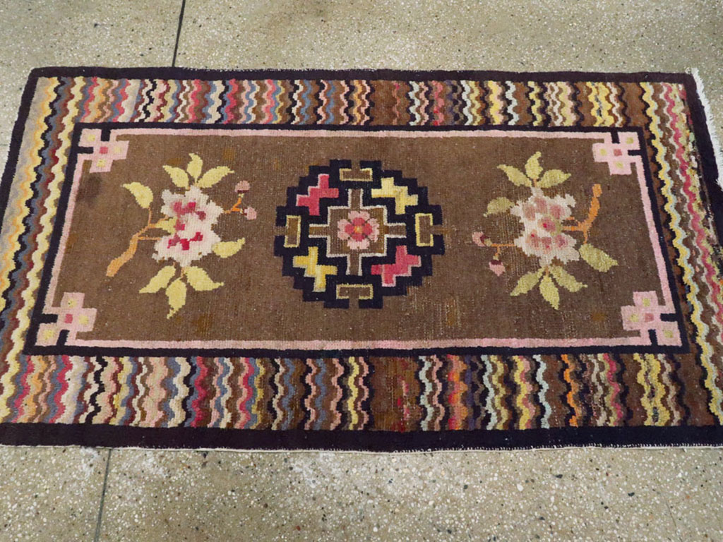 Vintage Turkestan Tibetan Rug, No.23124 - Galerie Shabab