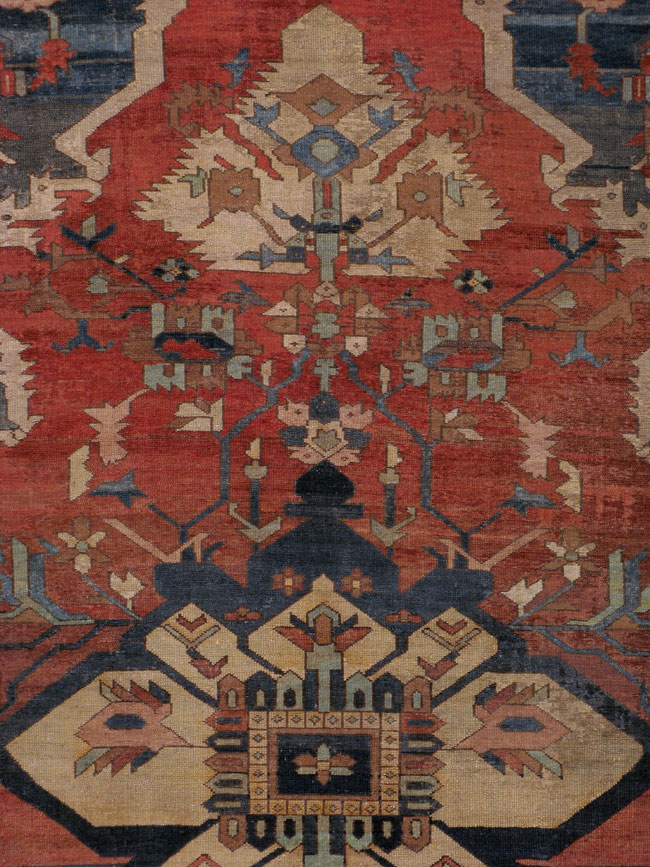 Antique Persian Malayer Rug, No.23126 - Galerie Shabab