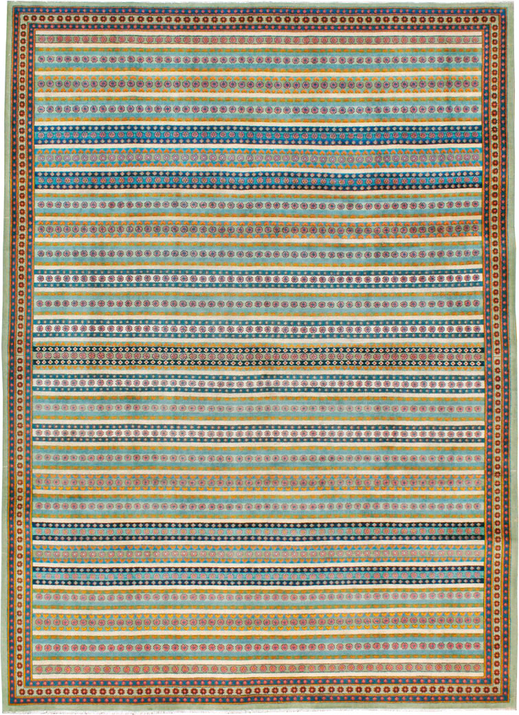 Vintage Persian Kashan Carpet, No.23128 - Galerie Shabab