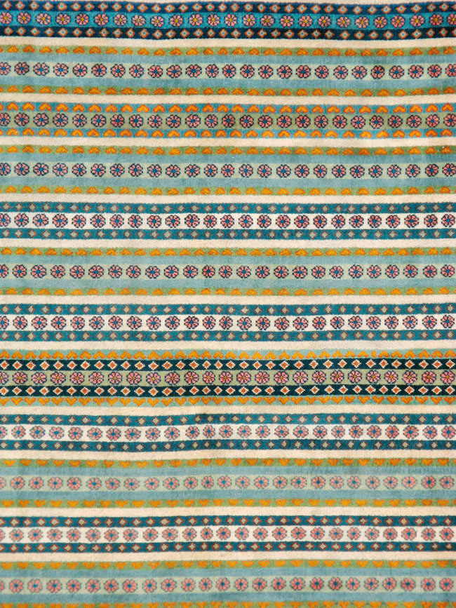 Vintage Persian Kashan Carpet, No.23128 - Galerie Shabab