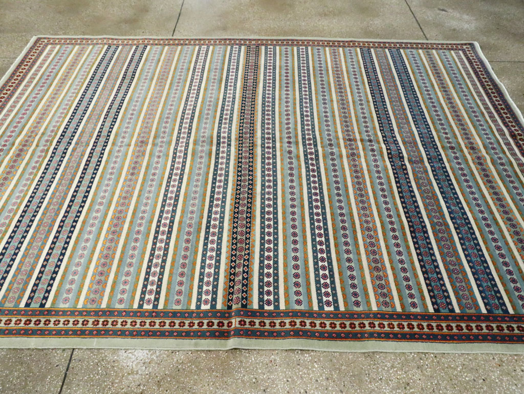 Vintage Persian Kashan Carpet, No.23128 - Galerie Shabab