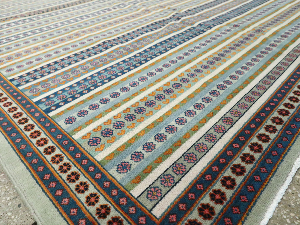 Vintage Persian Kashan Carpet, No.23128 - Galerie Shabab