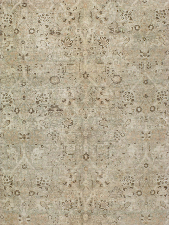 Antique Persian Tabriz Carpet, No.23129 - Galerie Shabab