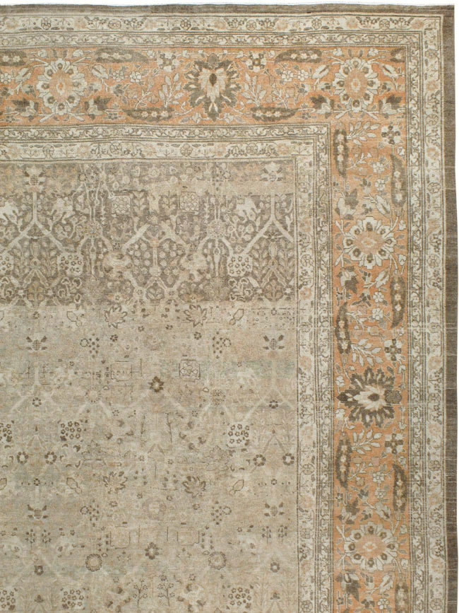 Antique Persian Tabriz Carpet, No.23129 - Galerie Shabab