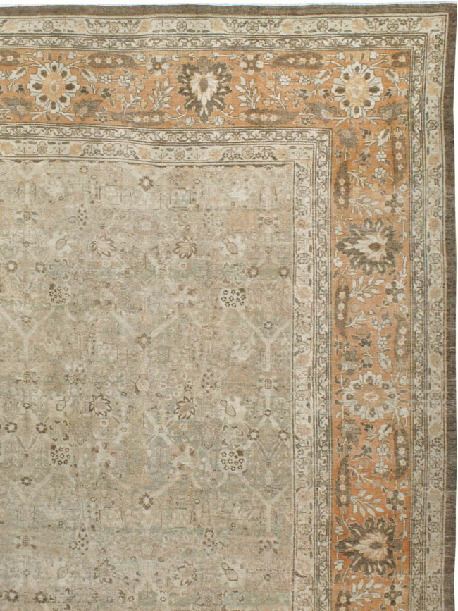 Antique Persian Tabriz Carpet, No.23129 - Galerie Shabab