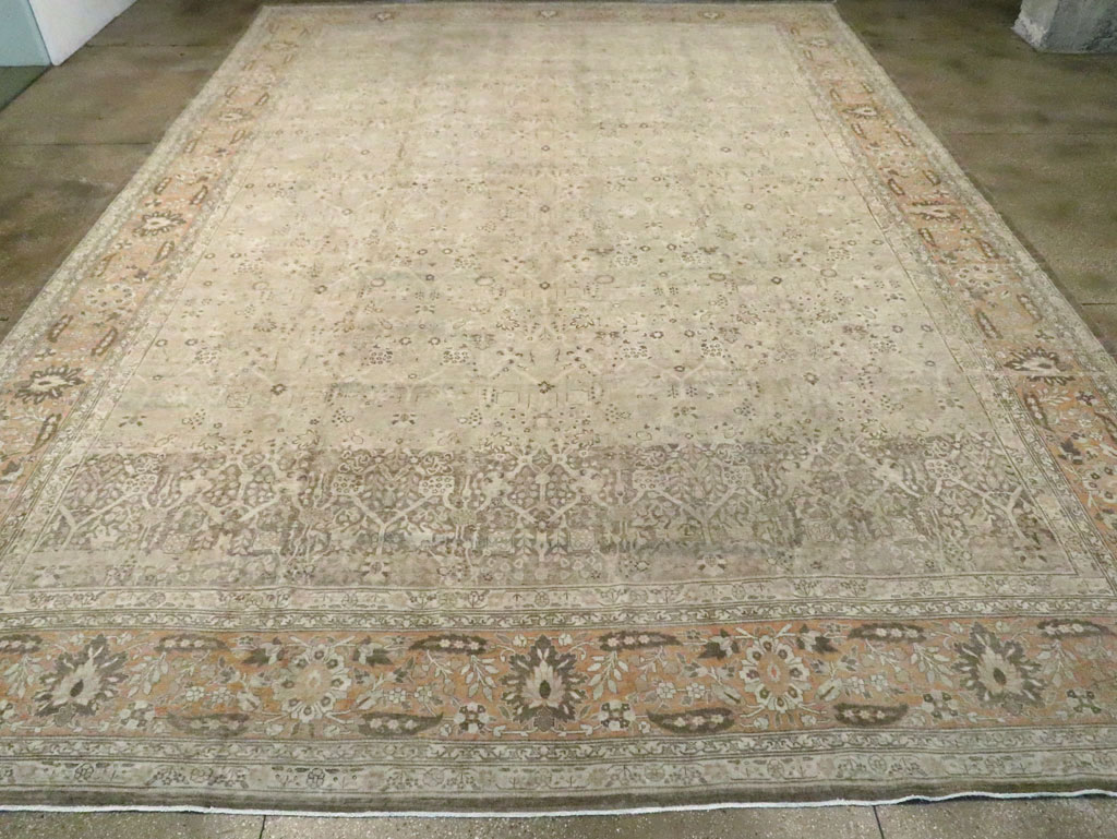 Antique Persian Tabriz Carpet, No.23129 - Galerie Shabab