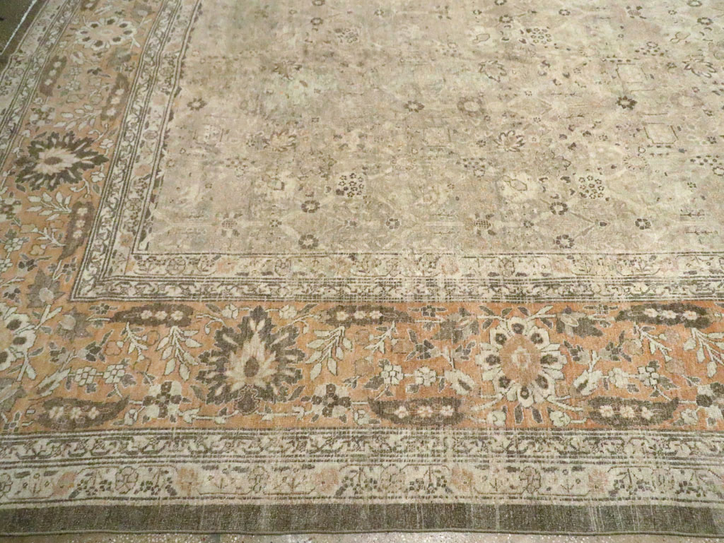 Antique Persian Tabriz Carpet, No.23129 - Galerie Shabab