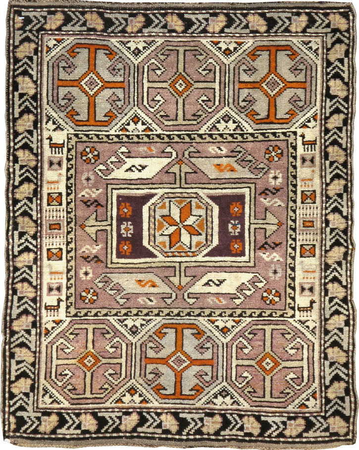 Antique Caucasian Shirvan Rug, No.23132 - Galerie Shabab