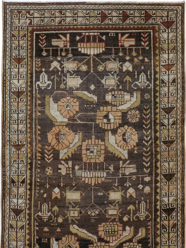 Vintage Persian Malayer Runner, No.23139 - Galerie Shabab