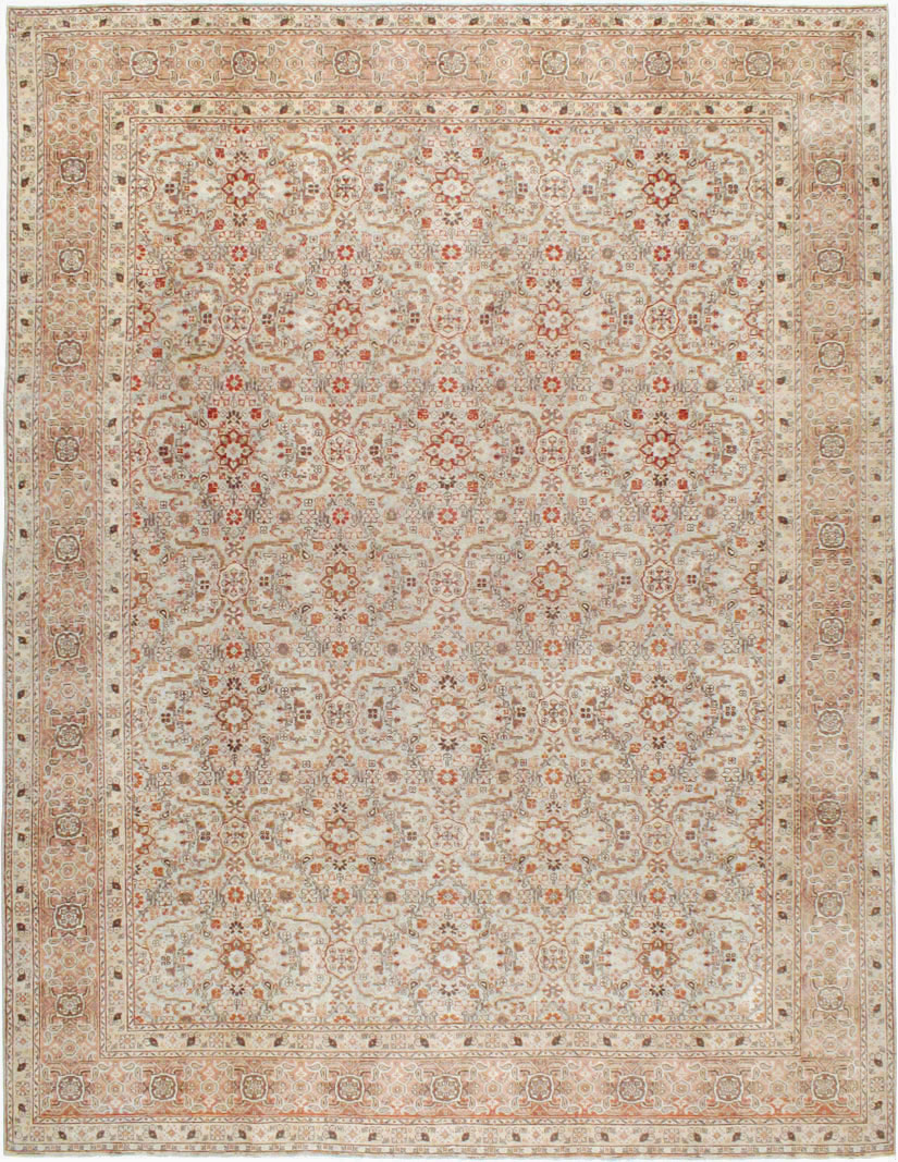 Antique Perian Tabriz Carpet, No.23144 - Galerie Shabab