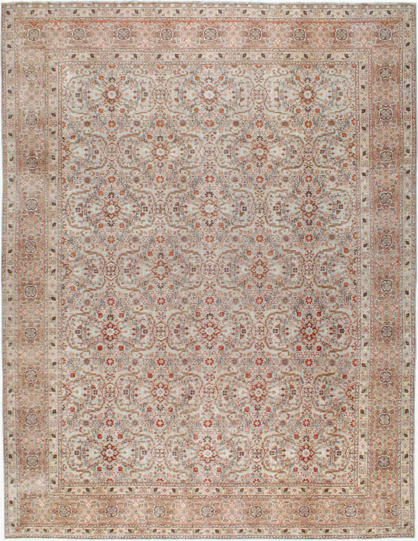 Antique Perian Tabriz Carpet, No.23144 - Galerie Shabab