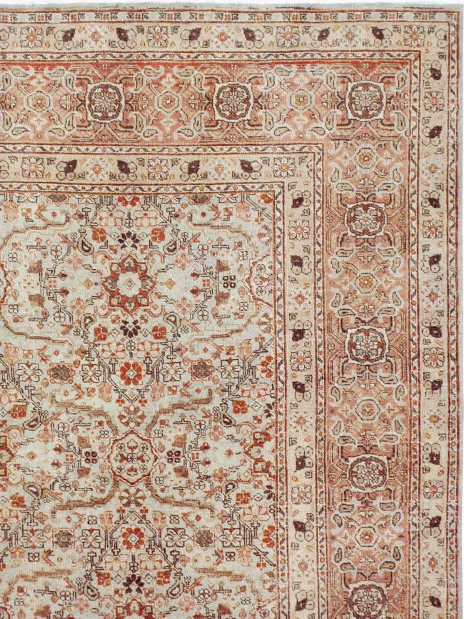 Antique Perian Tabriz Carpet, No.23144 - Galerie Shabab