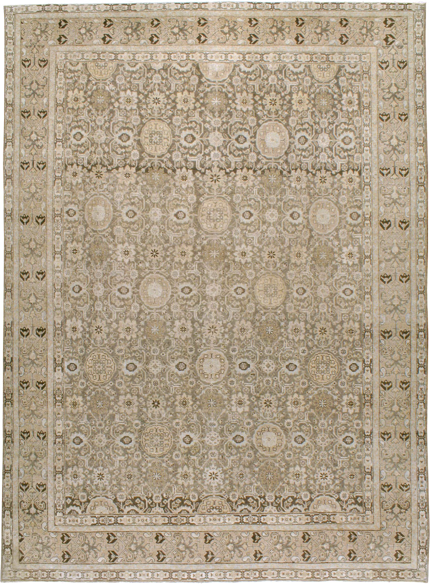 Antique Persian Tabriz Carpet, No.23149 - Galerie Shabab