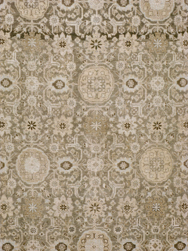 Antique Persian Tabriz Carpet, No.23149 - Galerie Shabab