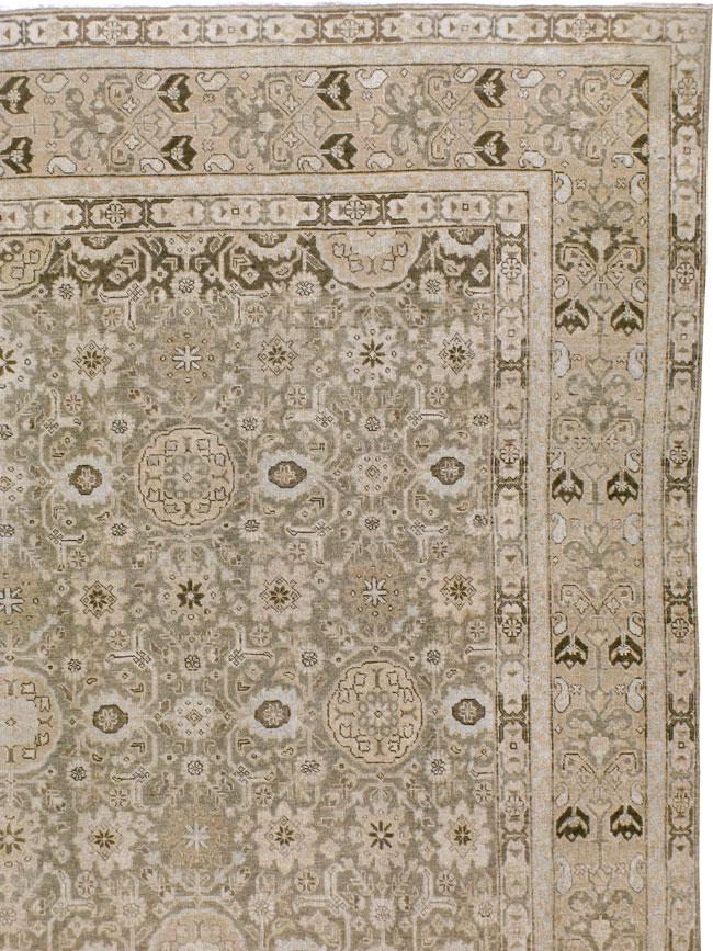 Antique Persian Tabriz Carpet, No.23149 - Galerie Shabab