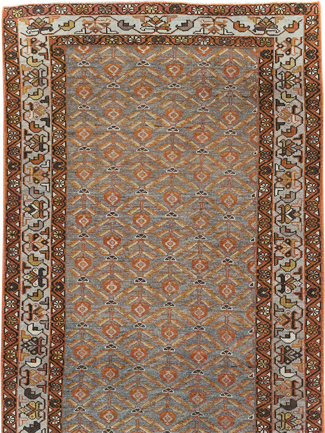Vintage Persian Malayer Runner, No.23151 - Galerie Shabab