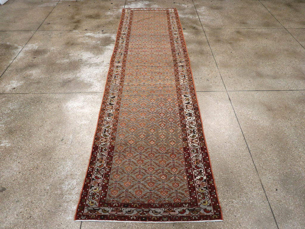 Vintage Persian Malayer Runner, No.23151 - Galerie Shabab