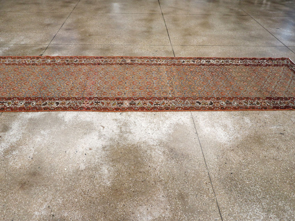 Vintage Persian Malayer Runner, No.23151 - Galerie Shabab