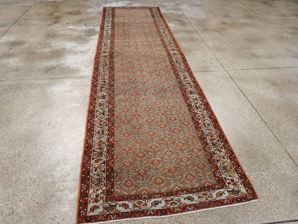 Vintage Persian Malayer Runner, No.23151 - Galerie Shabab