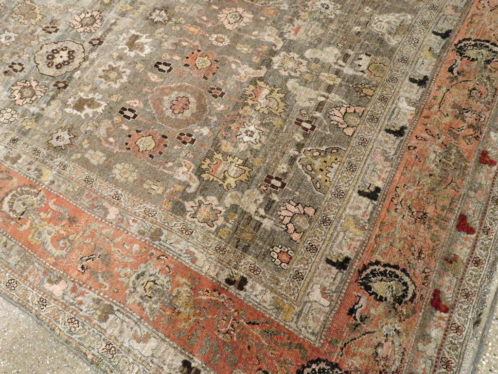 Antique Persian Bidjar Carpet, No.23155 - Galerie Shabab
