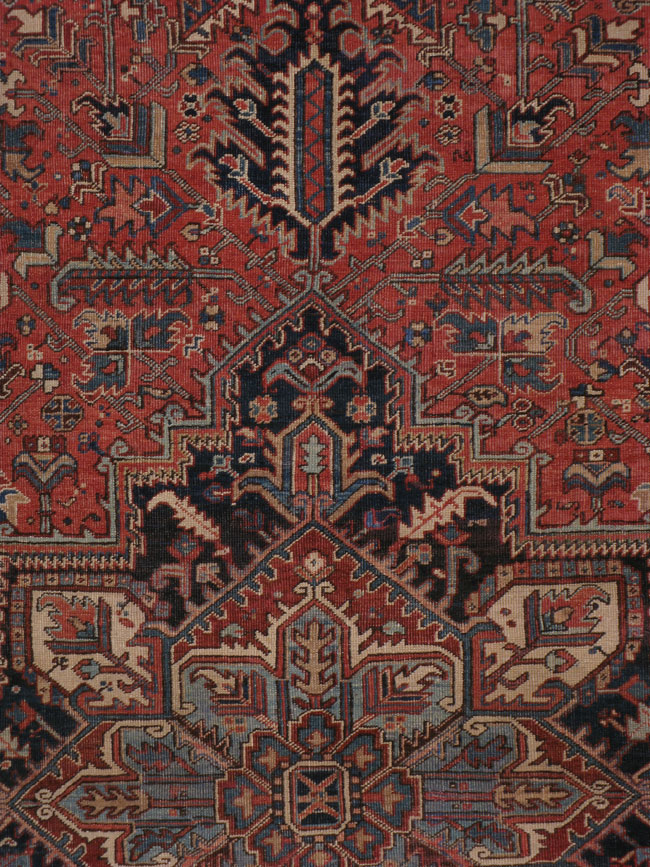 Antique Heriz Carpet, No.23156 - Galerie Shabab