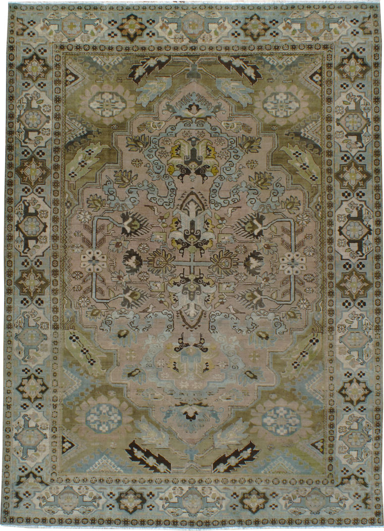 Antique Persian Tabriz Carpet, No.23158 - Galerie Shabab