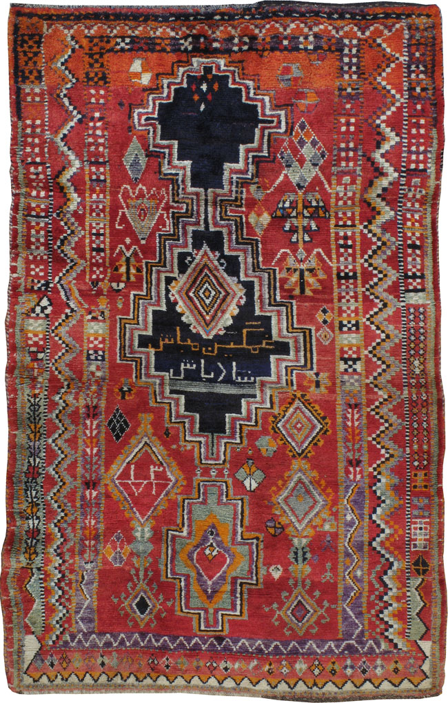 Vintage Persian Gabbeh Rug, No.23165 - Galerie Shabab