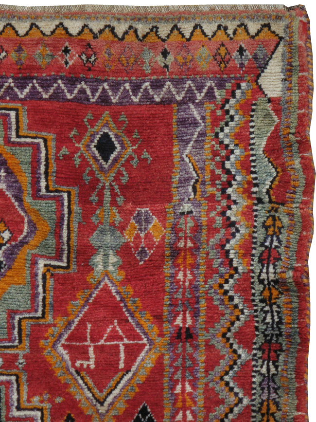 Vintage Persian Gabbeh Rug, No.23165 - Galerie Shabab