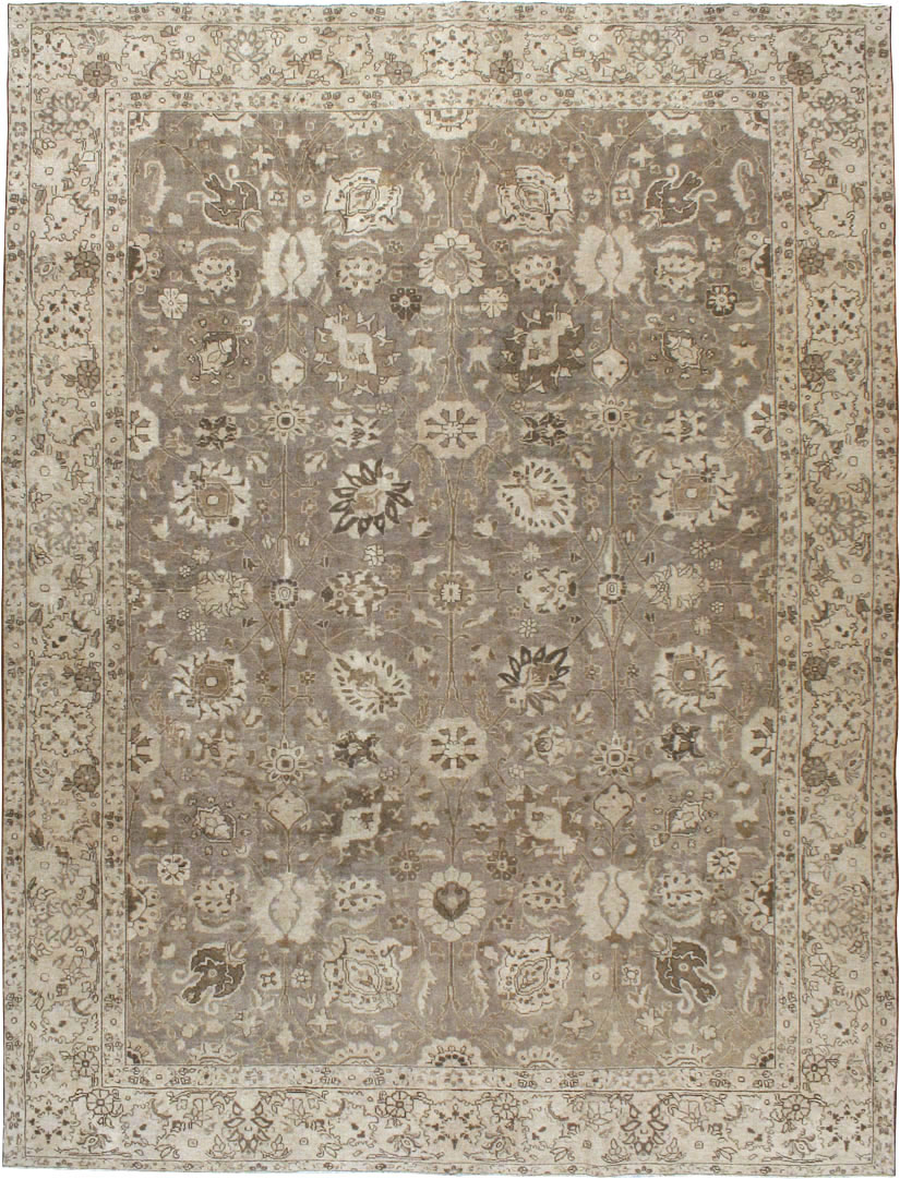 Antique Persian Tabriz Carpet, No.23174 - Galerie Shabab