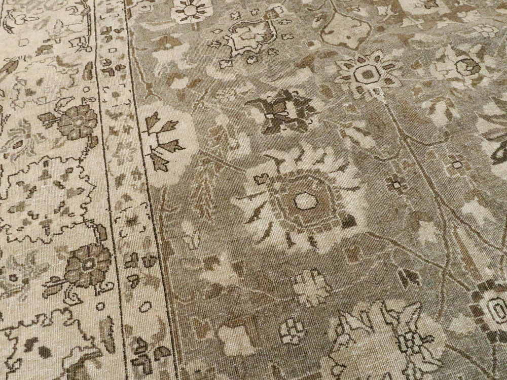 Antique Persian Tabriz Carpet, No.23174 - Galerie Shabab