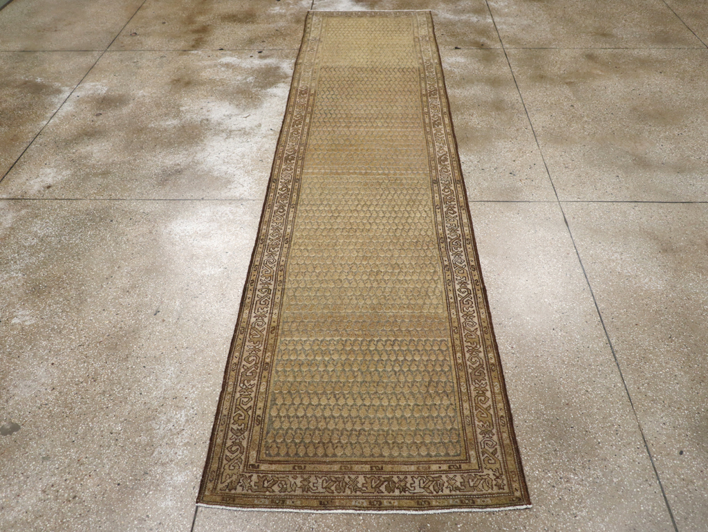 Vintage Persian Malayer Runner, No.23179 - Galerie Shabab