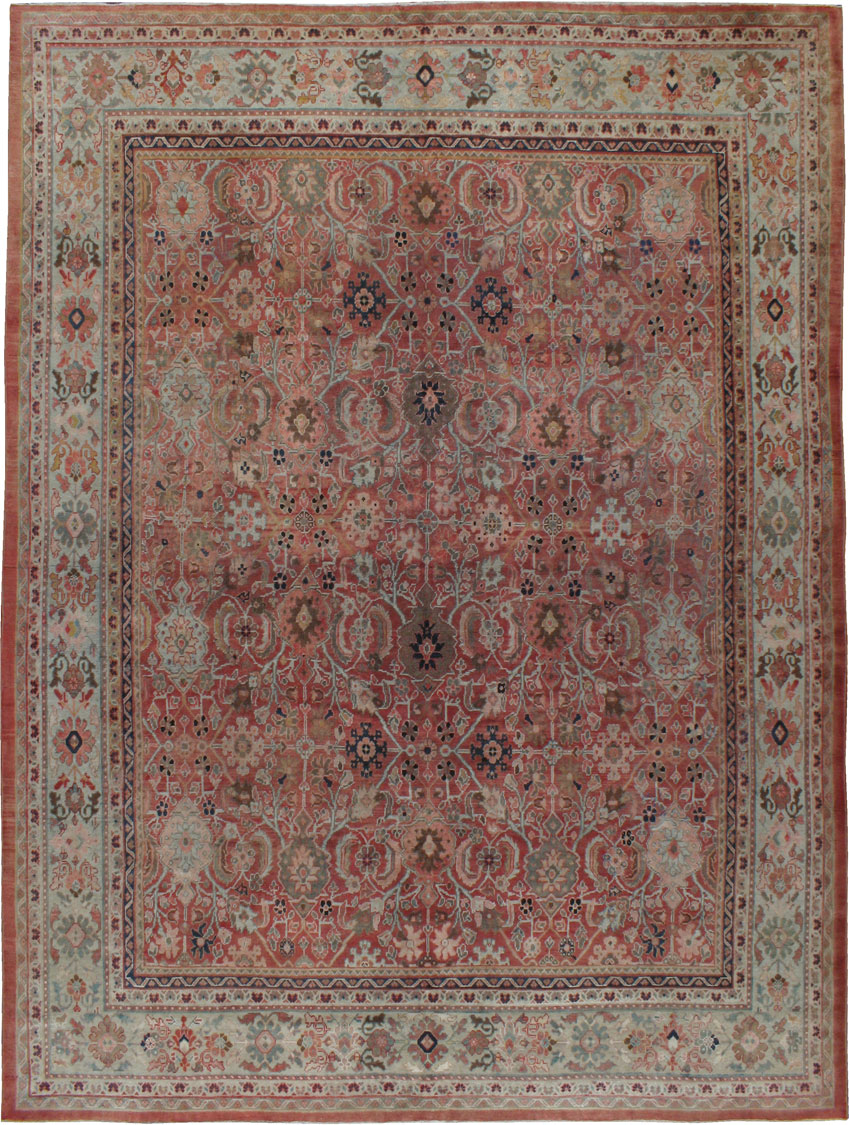 Antique Mahal Carpet, No.23188 - Galerie Shabab