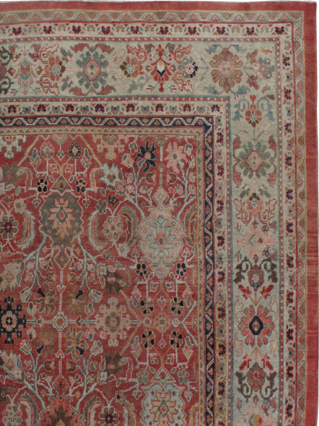 Antique Mahal Carpet, No.23188 - Galerie Shabab