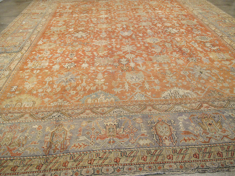Antique Turkish Ghiordes Carpet, No.23192 - Galerie Shabab