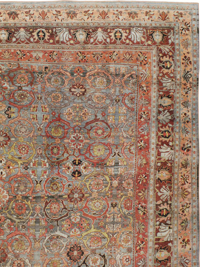 Antique Persian Bidjar Carpet, No.23196 - Galerie Shabab