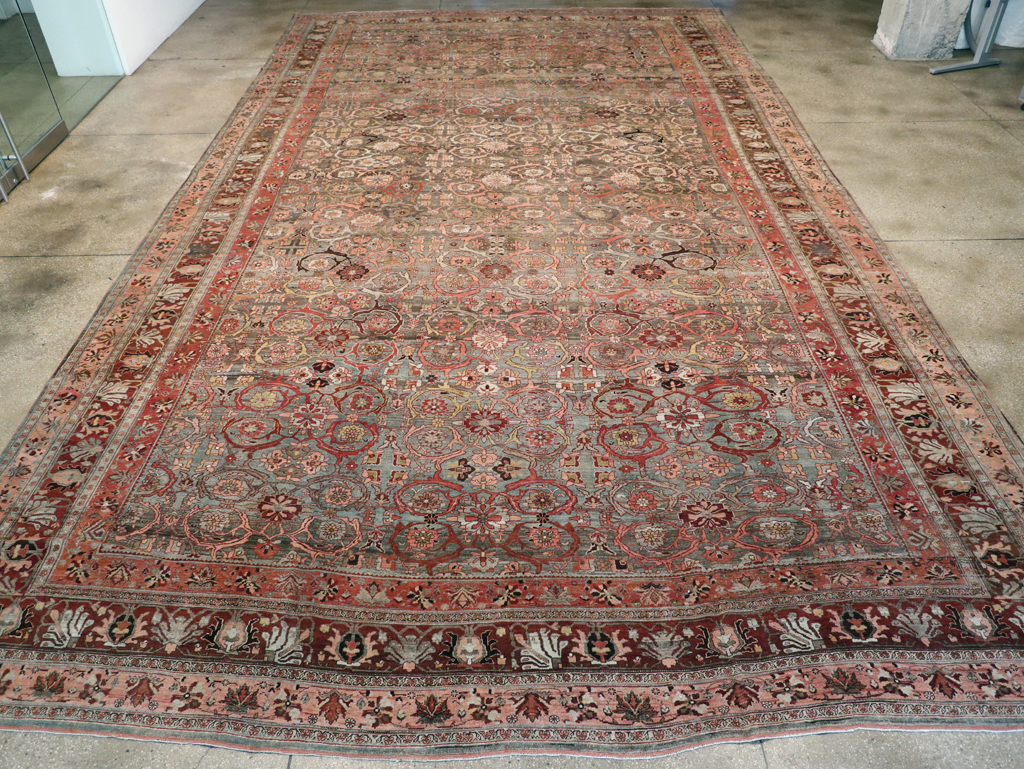 Antique Persian Bidjar Carpet, No.23196 - Galerie Shabab