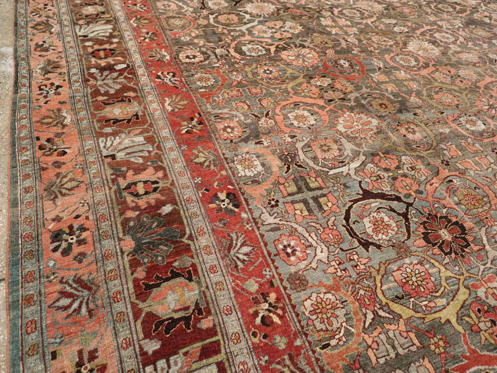 Antique Persian Bidjar Carpet, No.23196 - Galerie Shabab