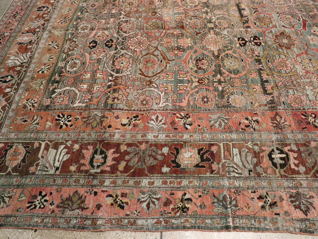 Antique Persian Bidjar Carpet, No.23196 - Galerie Shabab
